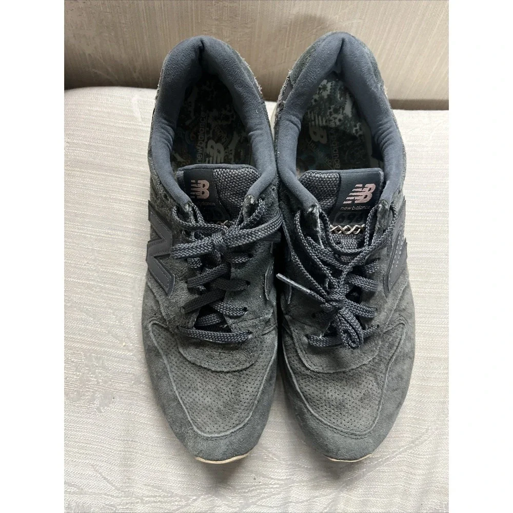 New Balance NB 696 Suede Gray Women's Sz US 7.5 B Athletic Running Shoes - Picture 5 of 16